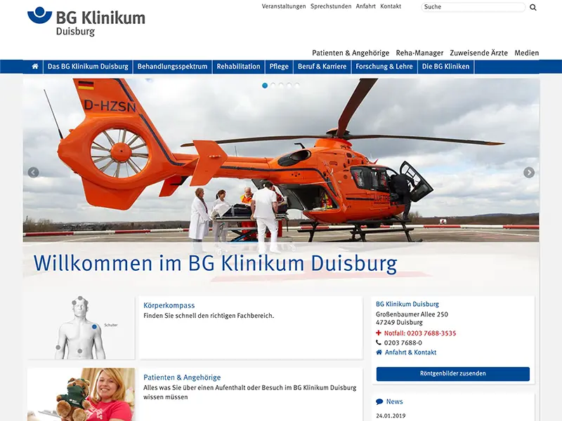 BG Klinikverbund / Helfen. Heilen. Forschen.