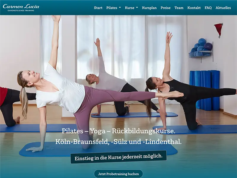 Carmen Lucia / Pilates – Yoga – Rück­bildungs­kurse.