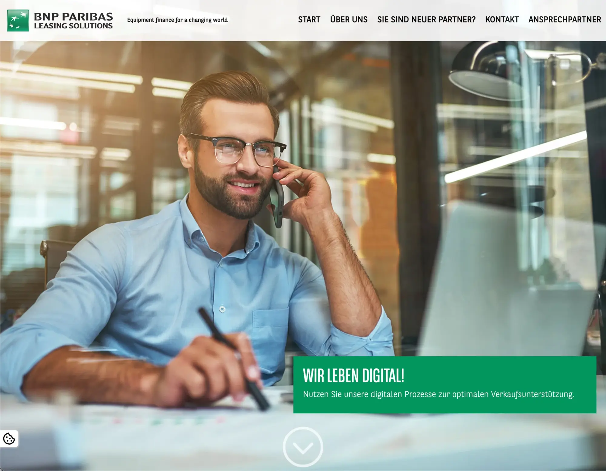TYPO3 Referenz | BNP Paribas Leasing Solutions 01